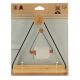 TENDANCE Samolepljivi drzač toalet papira 19x18.3x4cm, bambus/crna - 91047103
