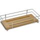 TENDANCE Žičana polica 26.5x11.5x6cm, bambus/hrom - 9161195