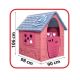 EUROBAJK Kućica za decu 106x98x90cm, pink - 9165