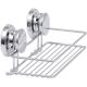 TENDANCE Pravougaona vakuumska polica 25x10.5x11cm, metal/hrom - 917199