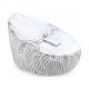 BABYJEM Fotelja- stolica Fluffy - grey - 92-93480