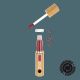 ZAO MAKEUP Lak za usne - lip polish - Rosewood (037) 3.8ml - EP3200549