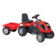 EUROBAJK Dečiji traktor na pedale sa prikolicom MMX,  crvena - 9228
