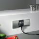 BACHMANN DUE dvodelni plastic. poklopac za DUE ugradni modul, inox - 929.100