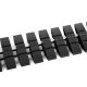 BACHMANN leksi kanalica-zmija dim. 24x90x1000mm, dvokomorna, crna - 930.032