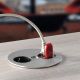 BACHMANN TWIST Ugradna utičnica 1 x šuko+1 dupli USB punjač 5V/3,1A,ce - 931.031