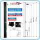 NERO Solarni tuš 35L crni ravni sa nožnom slavinom H=217cm - 9344