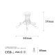 OPVIQ Luster Viraj 10880, crna - EP3006583
