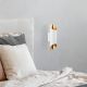OPVIQ Zidna lampa Cut 11815, bela/zlatna - EP3007039