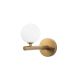 OPVIQ Zidna lampa Domino 11034, zlatna/bela - EP3007084