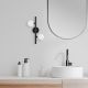 OPVIQ Zidna lampa Domino 11038, crna/bela - EP3007096