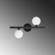 OPVIQ Zidna lampa Domino 11038, crna/bela - EP3007096