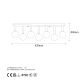 OPVIQ Plafonjera Even 11765, crna/zlatna - EP3007138