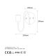 OPVIQ Zidna lampa Firat 11520, crna - EP3007150