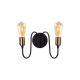 OPVIQ Zidna lampa Firat 11521, crna/zlatna - EP3007159