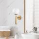 OPVIQ Zidna lampa King 11458, bela/zlatna - EP3007192