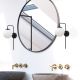 OPVIQ Zidna lampa Viran 10915, crna/bela - EP3007270