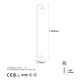 OPVIQ Podna lampa Viran 10960, crna - EP3007309