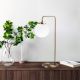 OPVIQ Stona lampa Viran 10975, bela/zlatna - EP3007324