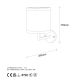 OPVIQ Zidna lampa Way 11610, zlatna/krem - EP3007363
