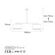 OPVIQ Visilica Way 11620, bela/zlatna - EP3007384