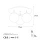 OPVIQ Luster Well 11715, bela/crna - EP3007444