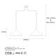 OPVIQ Visilica Barek 11547, crna/braon - EP3007462