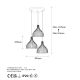 OPVIQ Visilica Cafu 11566 2, zlatna - EP3007489