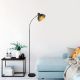 OPVIQ Podna lampa Varzan 10855, crna - EP3007552