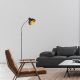 OPVIQ Podna lampa Varzan 10855, crna - EP3007552
