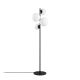 OPVIQ Podna lampa Fazli 10521, crna/bela - EP3007564