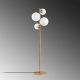 OPVIQ Podna lampa Fazli 10523, zlatna/bela - EP3007567