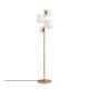 OPVIQ Podna lampa Fazli 10523, zlatna/bela - EP3007567
