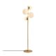 OPVIQ Podna lampa Fazli 10523, zlatna/bela - EP3007567