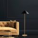 OPVIQ Podna lampa Mixed 11511, crna/zlatna - EP3007579