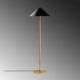 OPVIQ Podna lampa Mixed 11511, crna/zlatna - EP3007579