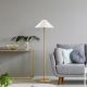 OPVIQ Podna lampa Mixed 11512, bela/zlatna - EP3007582