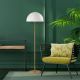 OPVIQ Podna lampa Mixed 11514, bela/zlatna - EP3007588