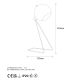 OPVIQ Stona lampa Mixed 11495, zlatna - EP3006664