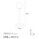 OPVIQ Stona lampa King 11461, crna/bela - EP3006700