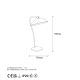 OPVIQ Stona lampa Epika 12251, zlatna - EP3006712