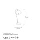 OPVIQ Stona lampa Acuka12295, crna - EP3006730
