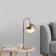 OPVIQ Stona lampa Horn 12202, zlatna/bela - EP3006778