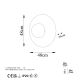 OPVIQ Zidna lampa Kurt 13352, bronzana - EP3006889
