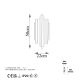 OPVIQ Zidna lampa Reis 13340, crna - EP3006901