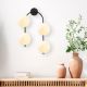 OPVIQ Zidna lampa Jewel 10595, crna/bela - EP3006988