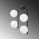 OPVIQ Zidna lampa Jewel 10595, crna/bela - EP3006988