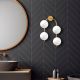 OPVIQ Zidna lampa Jewel 10605, zlatna/bela - EP3006994