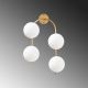 OPVIQ Zidna lampa Jewel 10605, zlatna/bela - EP3006994