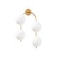 OPVIQ Zidna lampa Jewel 10605, zlatna/bela - EP3006994